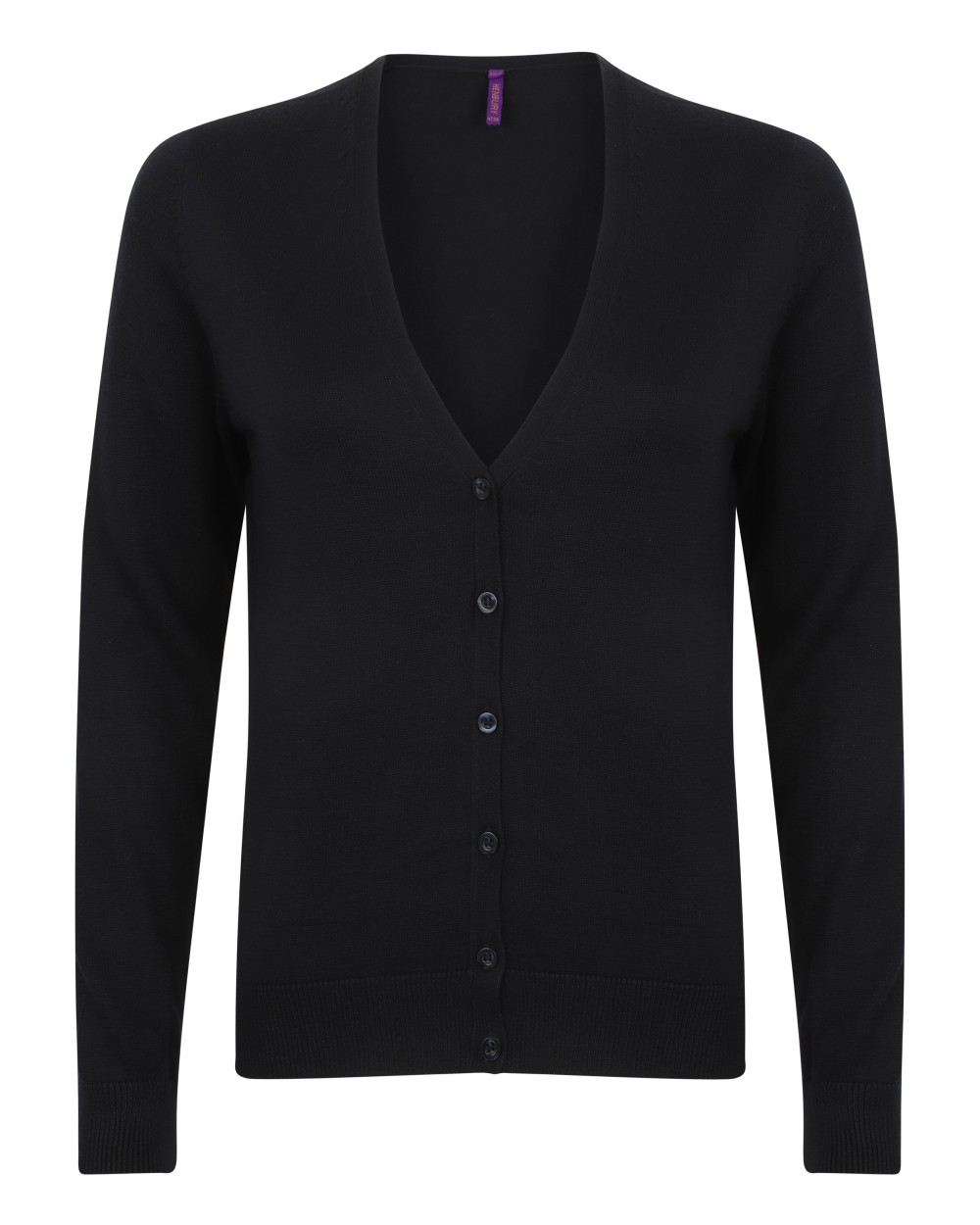 HENBURY Ladies Lightweight V-Neck Short Cardigan Pullovers personalisierbar