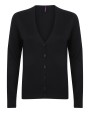 HENBURY Ladies Lightweight V-Neck Short Cardigan Pullovers personalisierbar