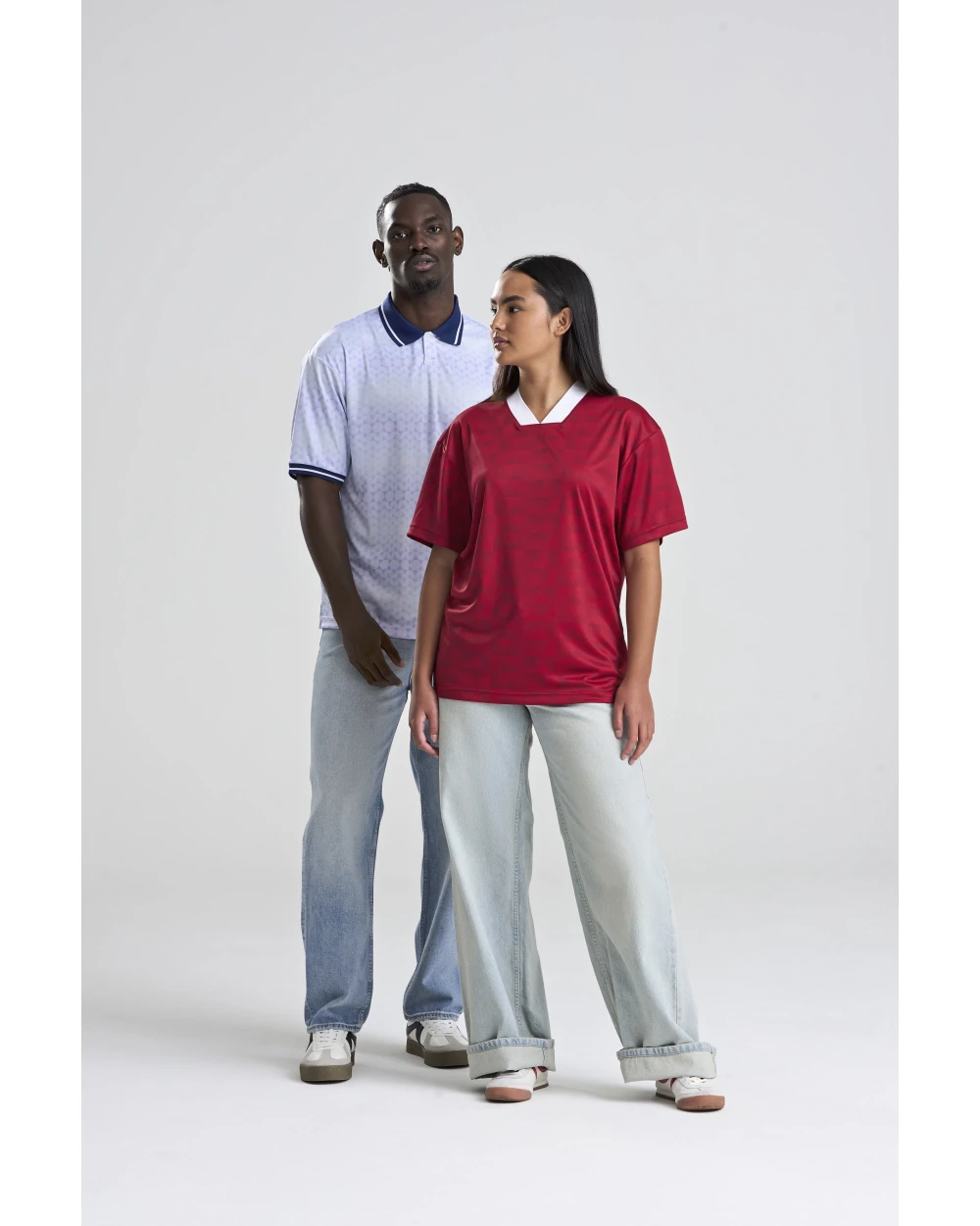 Polos personnalisable AWDIS Retro Sports Jersey