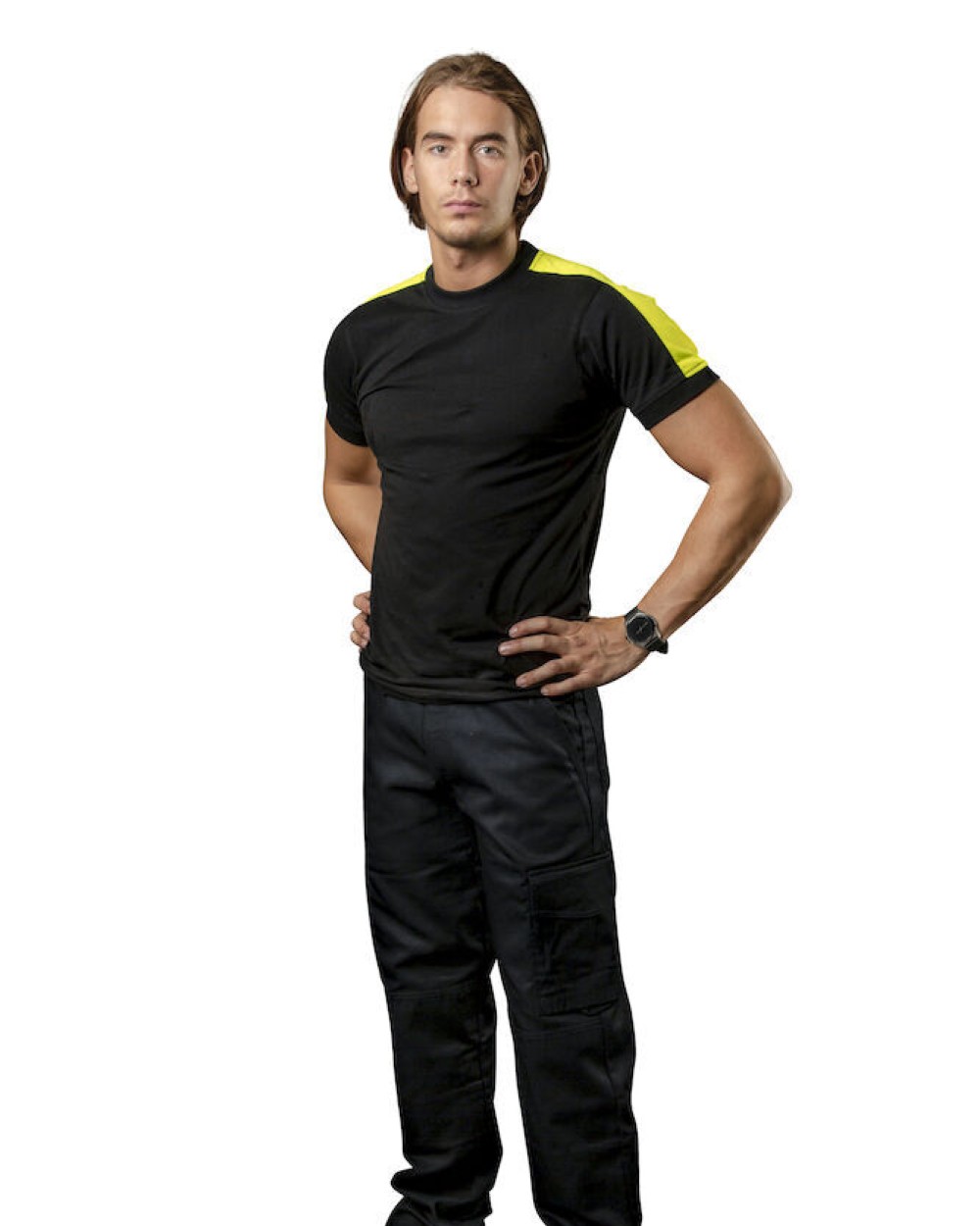 T-Shirts personnalisable PROJOB 2019 T-SHIRT BANDES FLUO