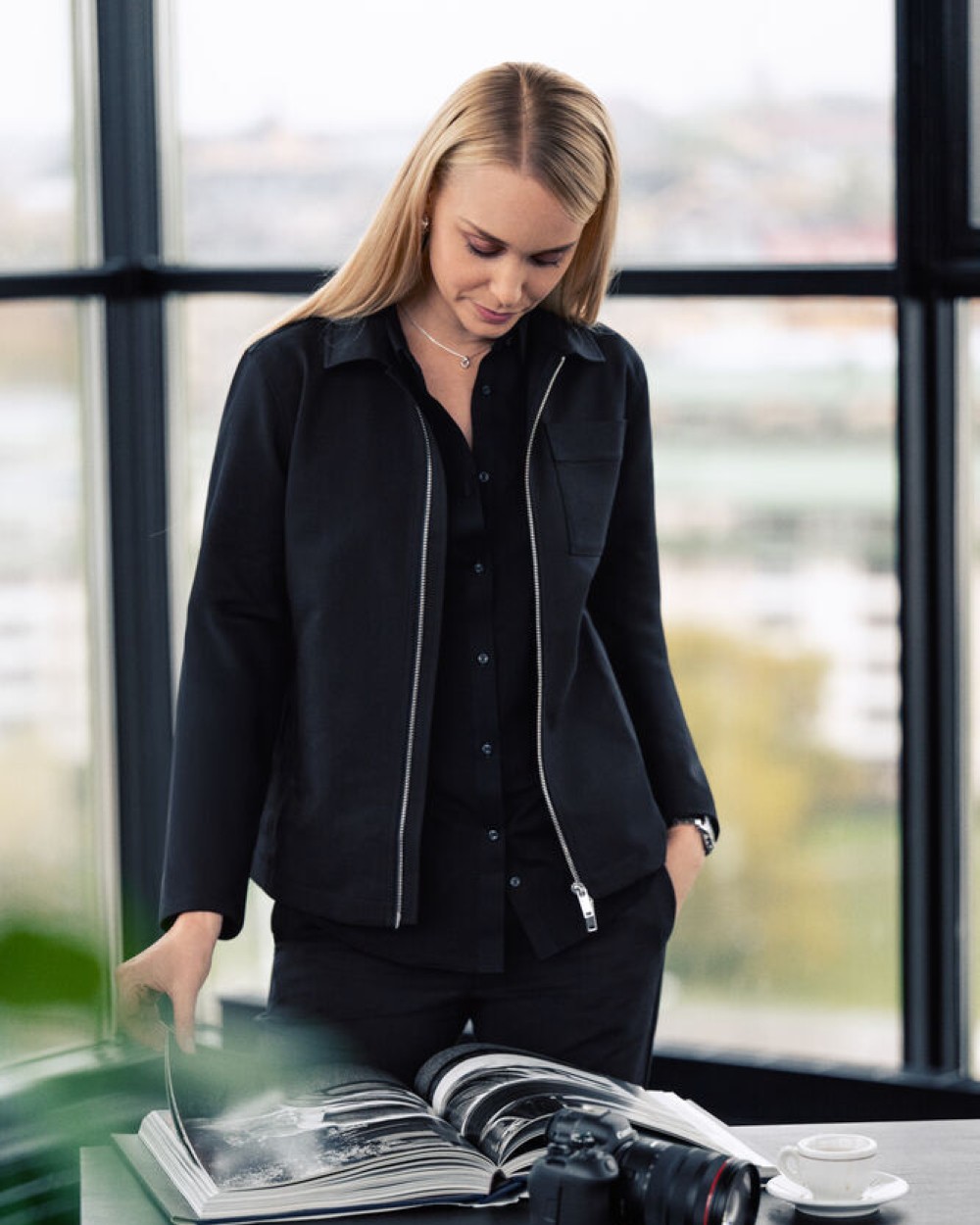 Sweat-shirts personnalisable J. HARVEST & FROST Modern Zip Overshirt Woman
Surchemise Femmes