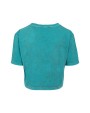 T-shirts BUILD YOUR BRAND Ladies` Acid Washed Cropped Tee voor bedrukking &amp; borduring