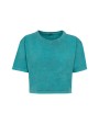 T-Shirts personnalisable BUILD YOUR BRAND Ladies Acid Washed Cropped Tee