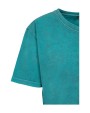 BUILD YOUR BRAND Ladies Acid Washed Cropped Tee T-Shirts personalisierbar
