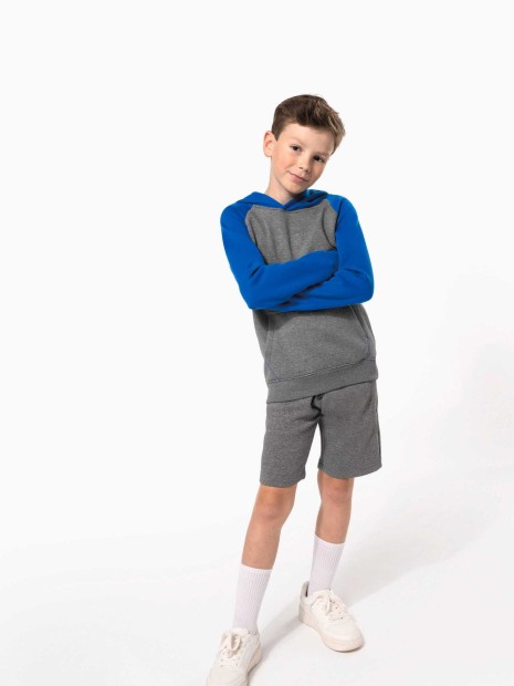 Sweat-shirts à personnaliser PROACT Sweat-shirt capuche bicolore enfant 