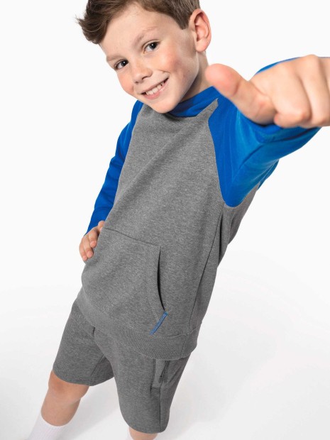 Sweat-shirts à personnaliser PROACT Sweat-shirt capuche bicolore enfant 