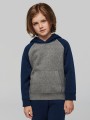 Sweat-shirts à personnaliser PROACT Sweat-shirt capuche bicolore enfant 