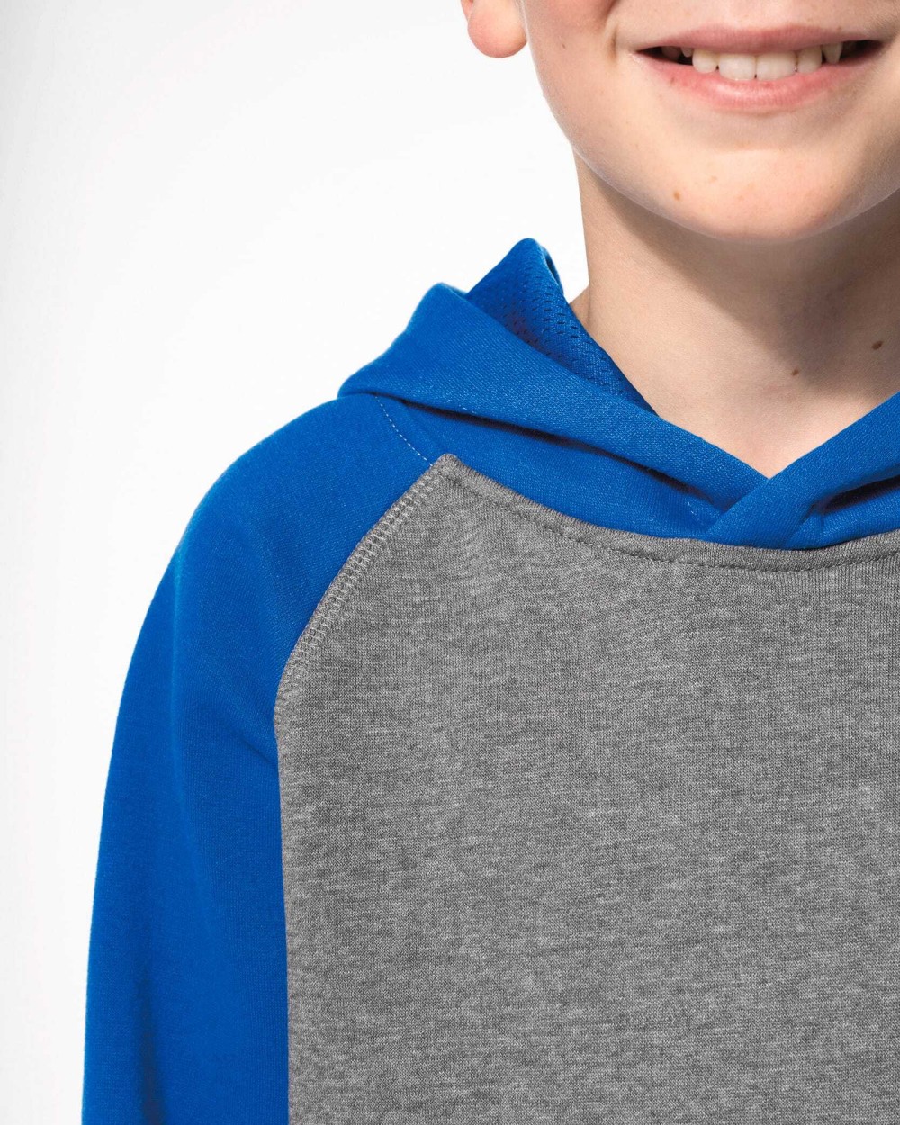 PROACT Zweifarbiges Kapuzensweatshirt für Kinder Sweatshirts personalisierbar
