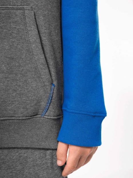 Sweat-shirts à personnaliser PROACT Sweat-shirt capuche bicolore enfant 