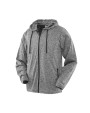 T-shirts SPIRO Mens hooded tee-jacket voor bedrukking &amp; borduring