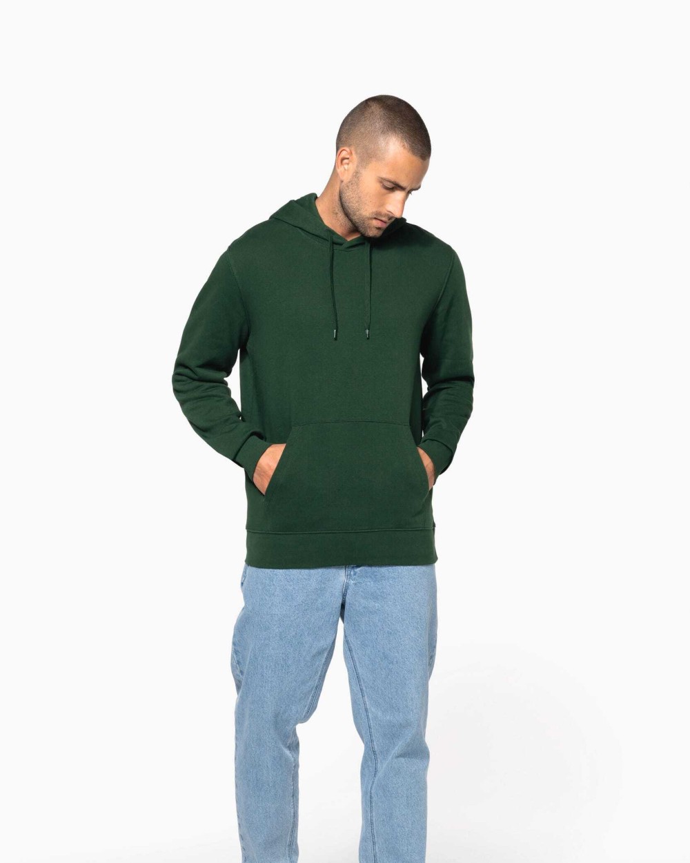 Sweaters & hoodies KARIBAN Ecologische herensweater met capuchon voor bedrukking &amp; borduring