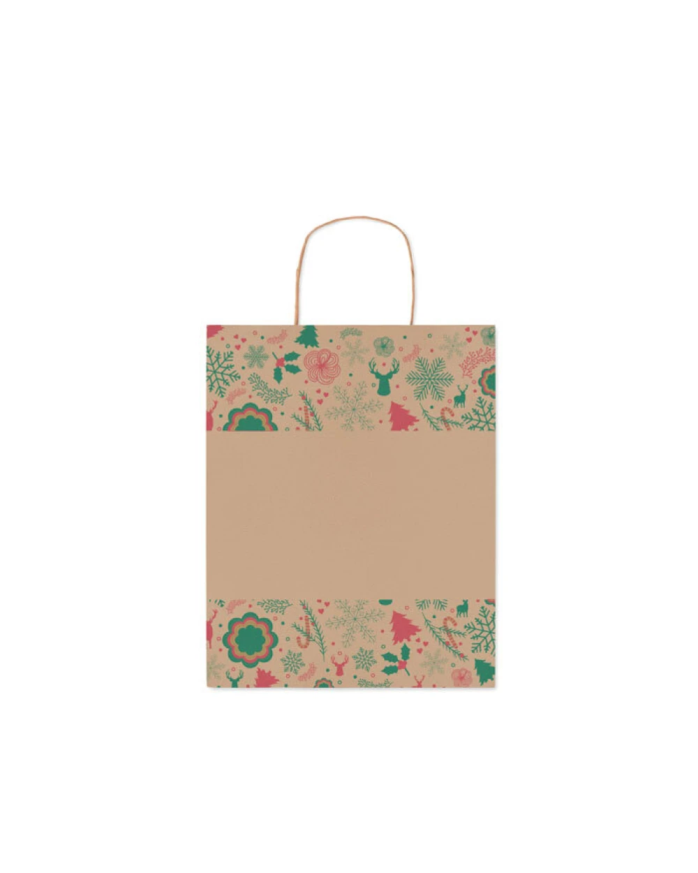 Tassen & Zakken 4DO Papieren geschenkzakje medium voor bedrukking &amp; borduring