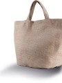 Tote bags à personnaliser KIMOOD Sac cabas en toile de jute teint 100% naturel 