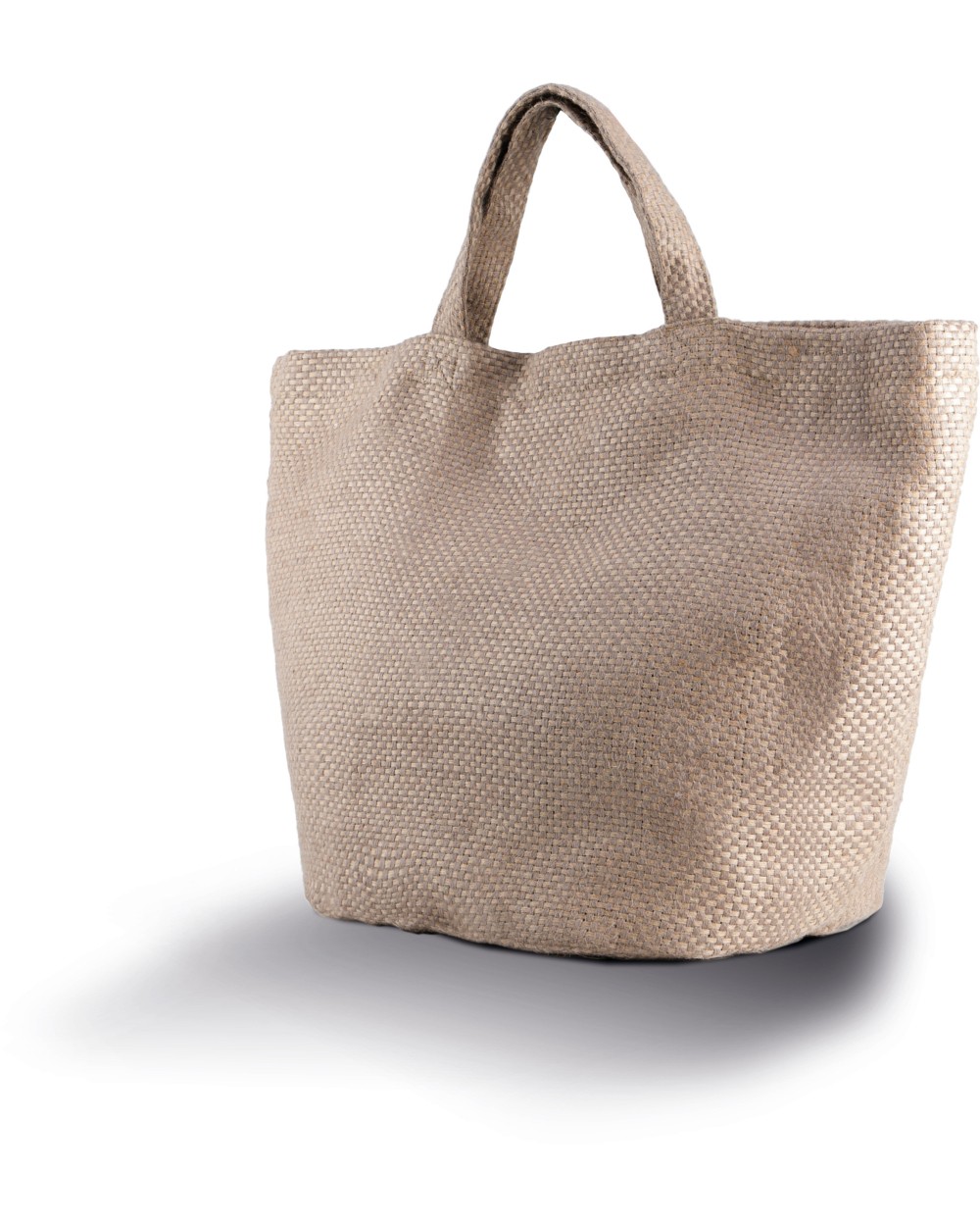 KIMOOD Modische Jutetasche. 100% gefärbtes Naturgarn Tote Bags personalisierbar