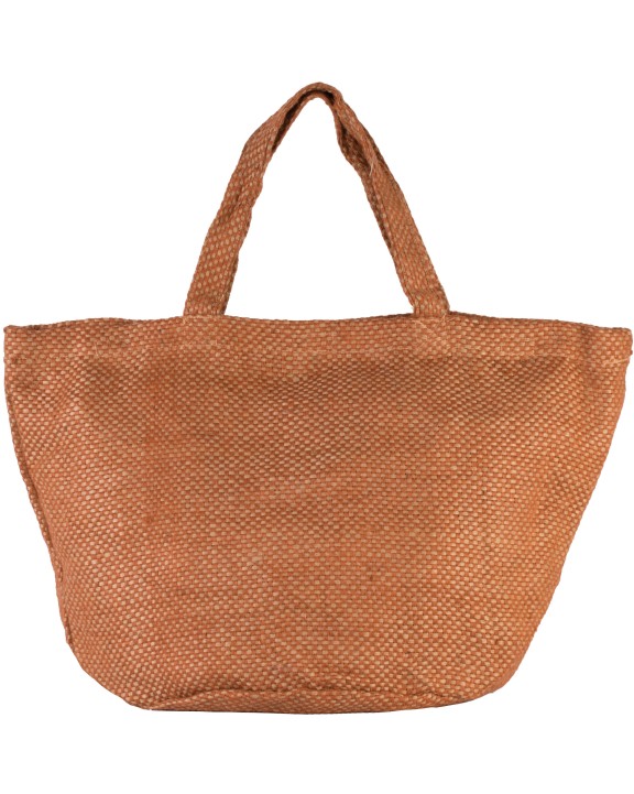 KIMOOD Modische Jutetasche. 100% gefärbtes Naturgarn Tote Bags personalisierbar
