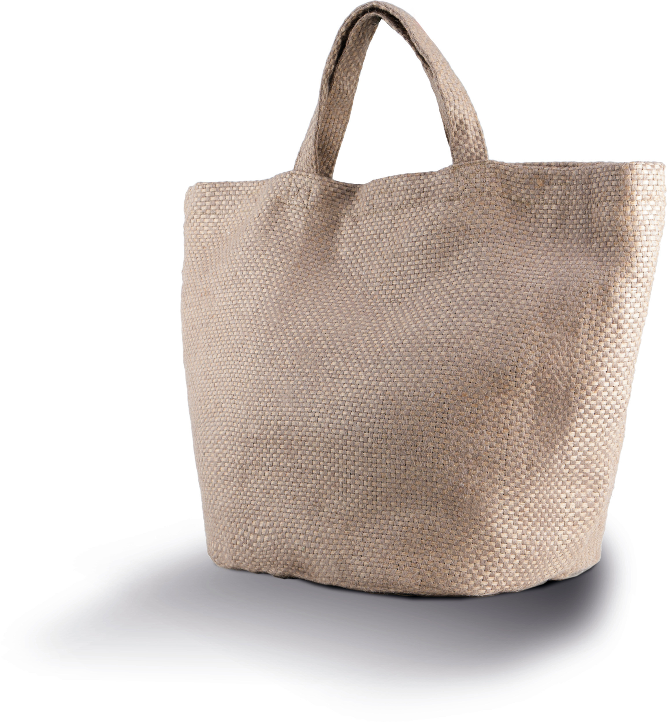 Tote bags personnalisable KIMOOD Sac cabas en toile de jute teint 100% naturel