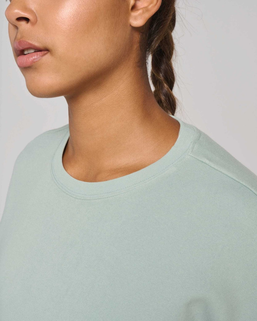 Sweat-shirts personnalisable PROACT Sweat-shirt crop à manches courtes col rond femme