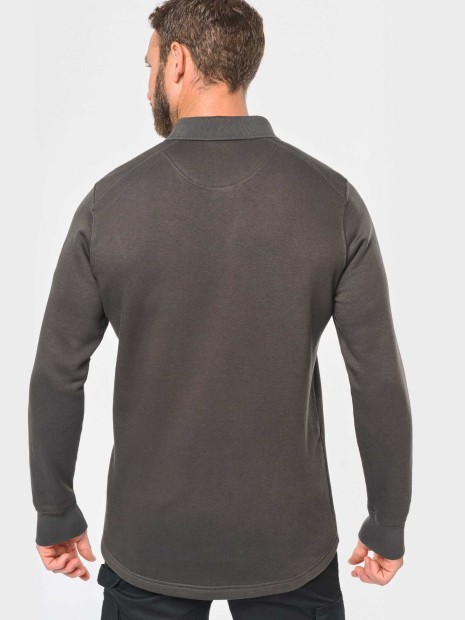 Sweat-shirts à personnaliser WK. DESIGNED TO WORK Sweat-shirt col polo homme 