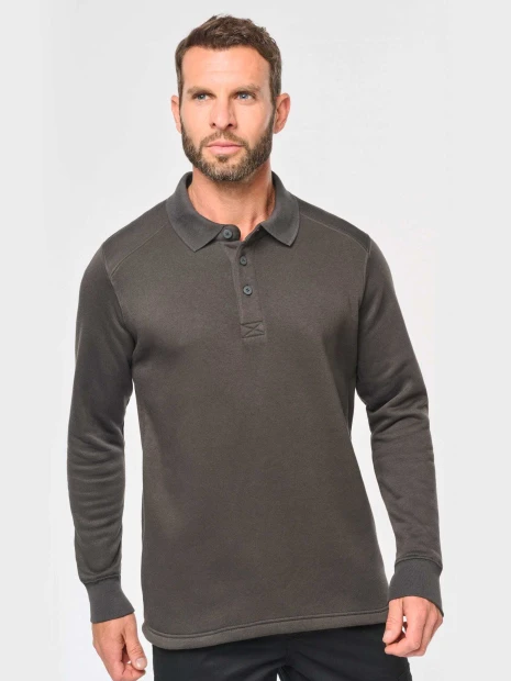 Sweat-shirts à personnaliser WK. DESIGNED TO WORK Sweat-shirt col polo homme 