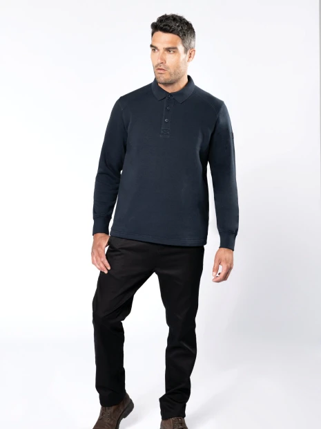 Sweat-shirts à personnaliser WK. DESIGNED TO WORK Sweat-shirt col polo homme 