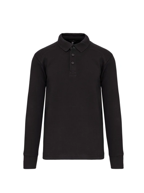 WK. DESIGNED TO WORK Sweat-shirt col polo homme /api/colors/3664e9be-231a-44a8-bacd-707b001b474c personnalisable