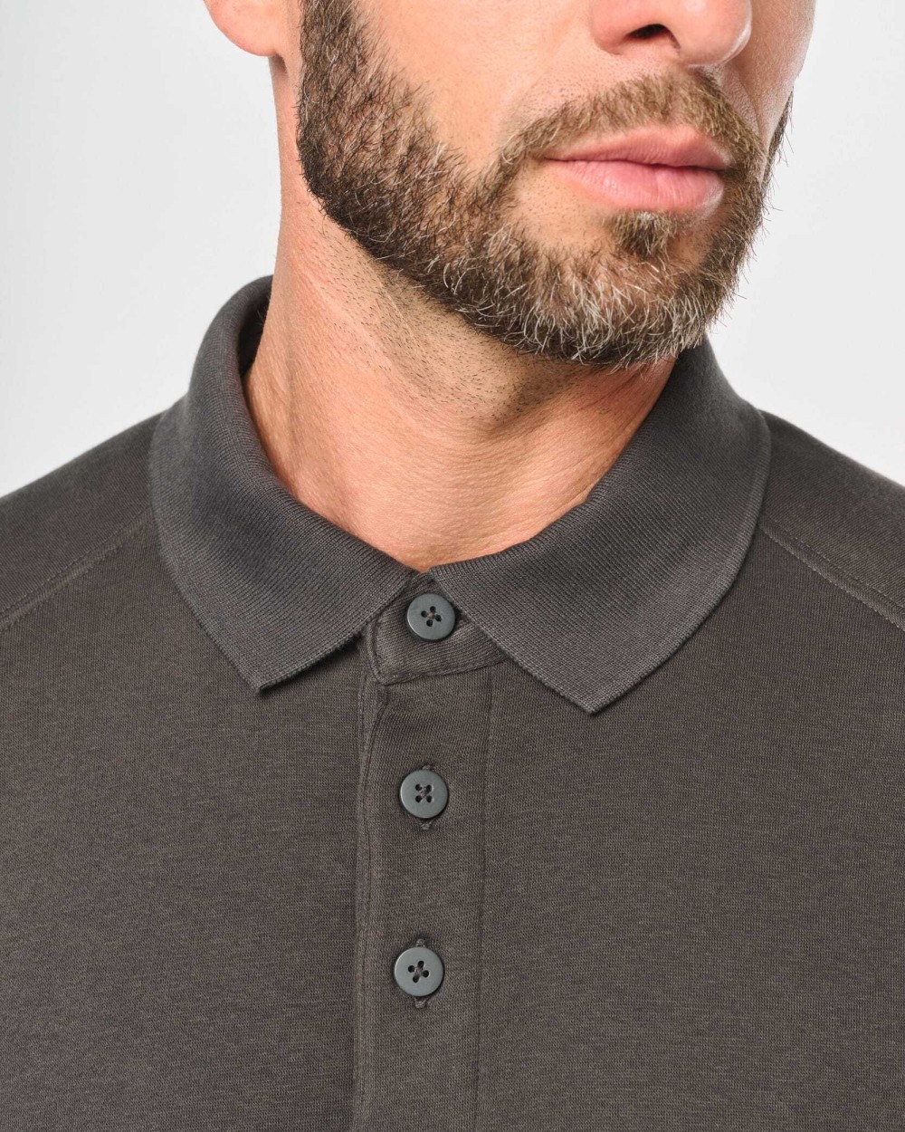 Sweat-shirts personnalisable WK. DESIGNED TO WORK Sweat-shirt col polo homme