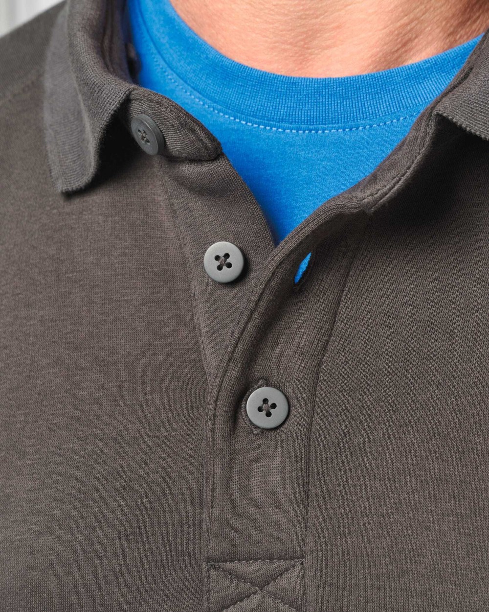 WK. DESIGNED TO WORK Sweatshirt mit Polokragen Sweatshirts personalisierbar