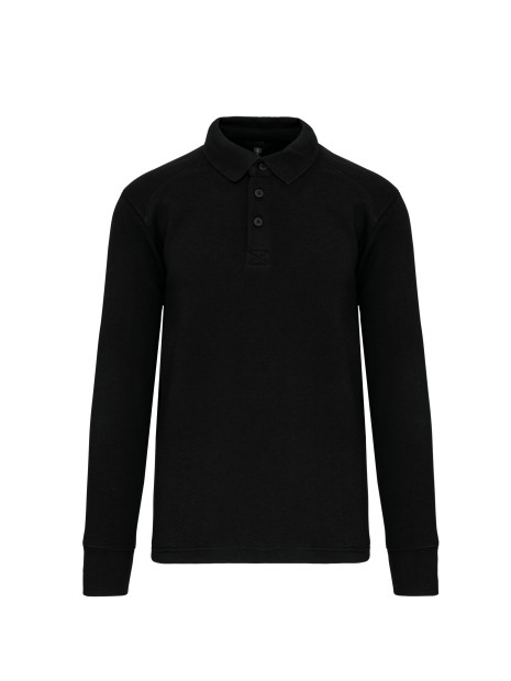 WK. DESIGNED TO WORK Sweat-shirt col polo homme /api/colors/b9fdad4a-5e94-45cb-8c03-c08b349b28c3 personnalisable