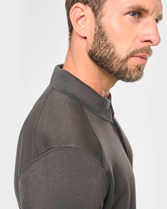 WK. DESIGNED TO WORK Sweatshirt mit Polokragen Sweatshirts personalisierbar