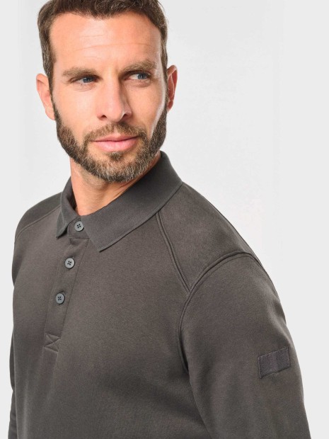 Sweat-shirts à personnaliser WK. DESIGNED TO WORK Sweat-shirt col polo homme 