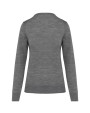 KARIBAN Merino-Damenpullover mit V-Ausschnitt Pullovers personalisierbar