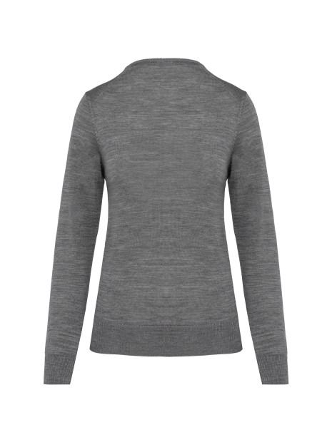 KARIBAN Pull Mérinos col V femme /api/colors/5fcefcdd-901a-471b-86f6-fd6b6c59cd10 personnalisable