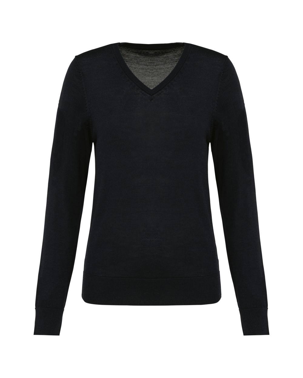Pulls personnalisable KARIBAN Pull Mérinos col V femme