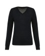Pulls personnalisable KARIBAN Pull Mérinos col V femme