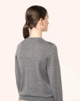 KARIBAN Merino-Damenpullover mit V-Ausschnitt Pullovers personalisierbar