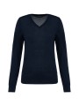 KARIBAN Pull Mérinos col V femme /api/colors/058f028c-f565-4146-9cba-11f5b0ade7a7 personnalisable