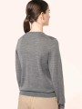 Pulls à personnaliser KARIBAN Pull Mérinos col V femme 