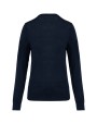 Pulls personnalisable KARIBAN Pull Mérinos col V femme