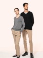 Pulls à personnaliser KARIBAN Pull Mérinos col V femme 