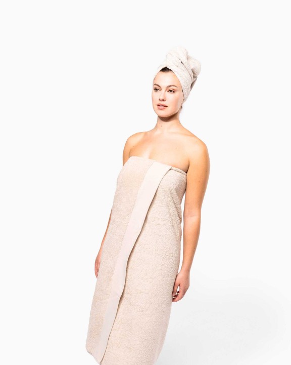 Produits éponges personnalisable KARIBAN Serviette de bain Bio 150 x 100 cm