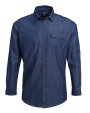 PREMIER Mens Jeans Stitch Denim Shirt Hemden personalisierbar
