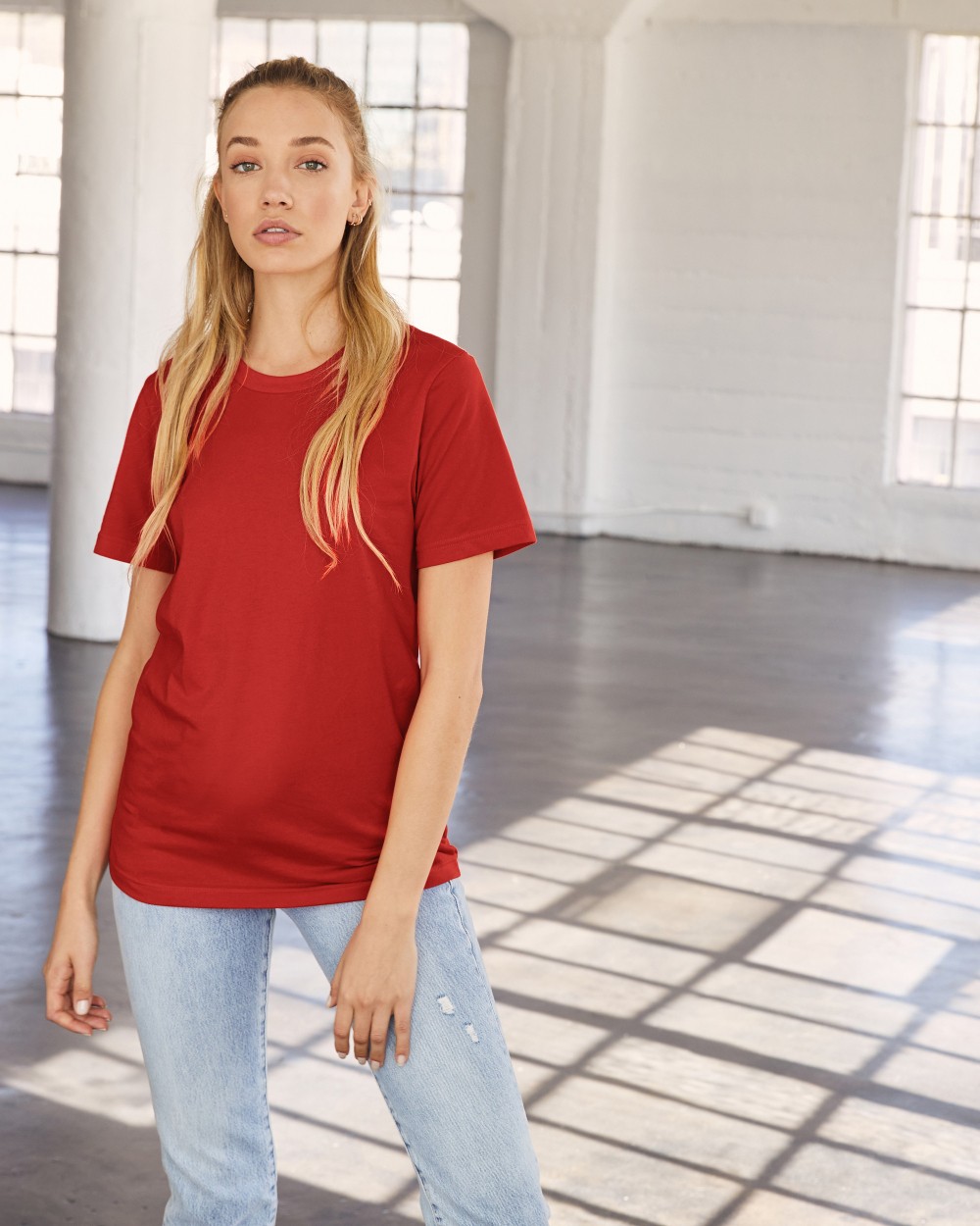 T-shirts BELLA-CANVAS T-shirt ronde hals voor bedrukking &amp; borduring
