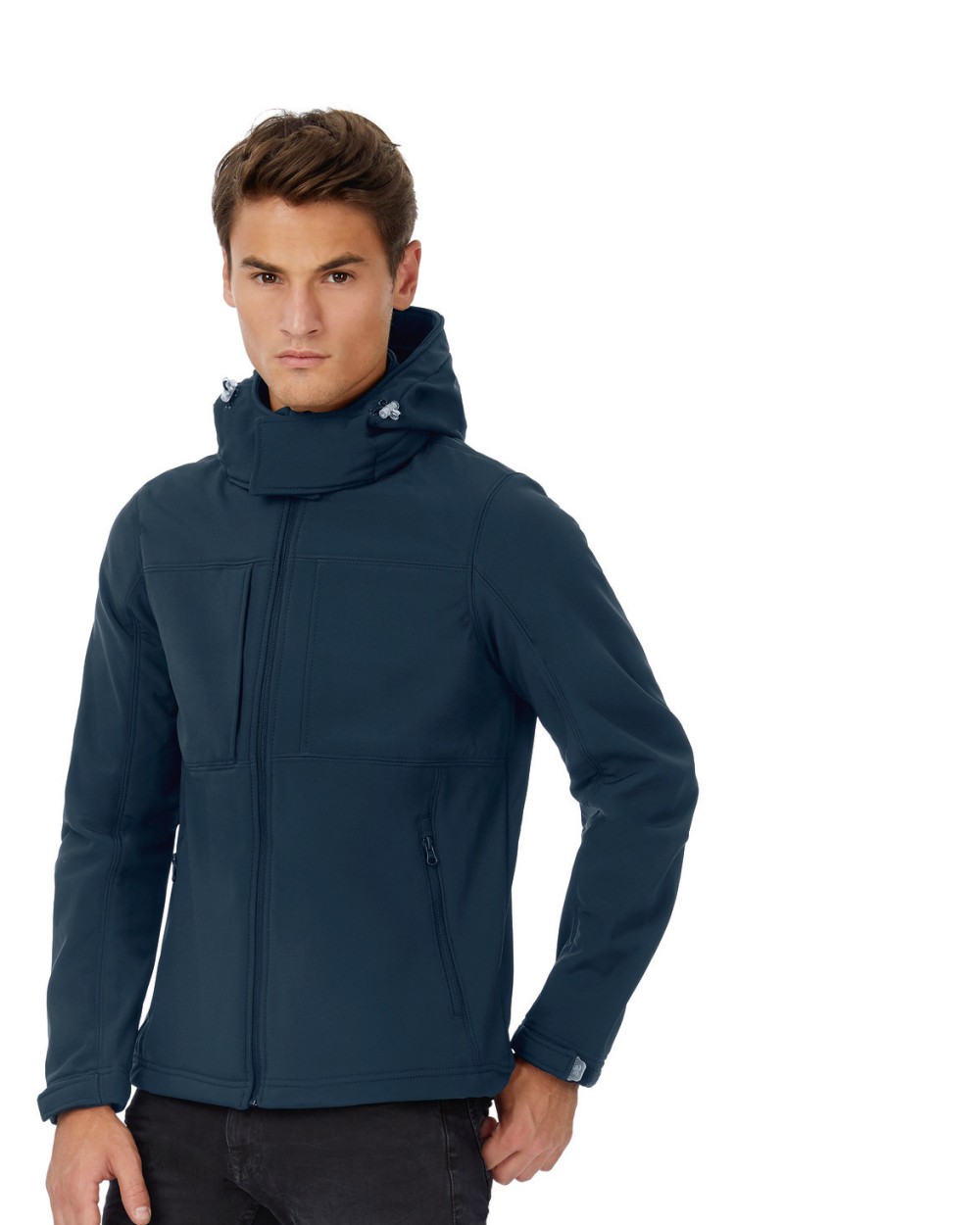 Softshells personnalisable B&C Veste softshell capuche homme