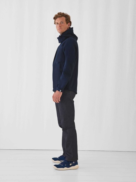 Softshells à personnaliser B&C Veste softshell capuche homme 