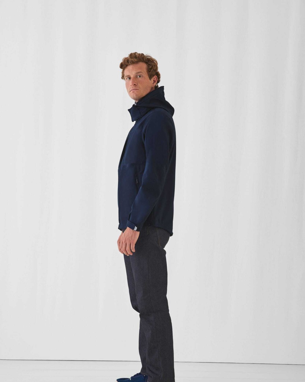 Softshells B&C Hooded Softshell / Men voor bedrukking &amp; borduring