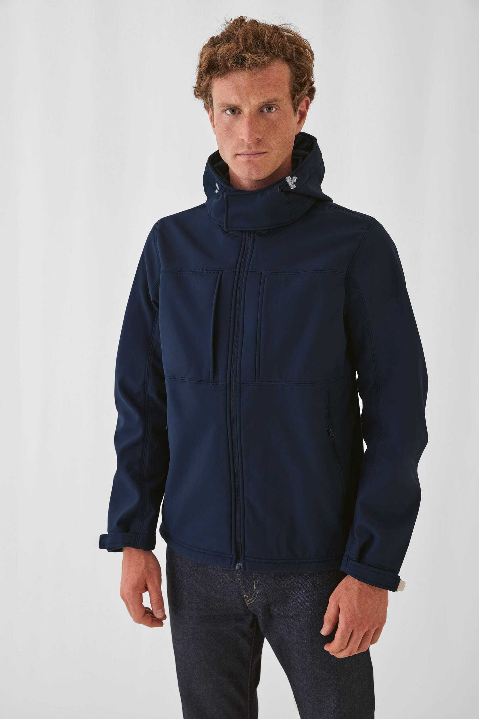 Softshells personnalisable B&C Veste softshell capuche homme