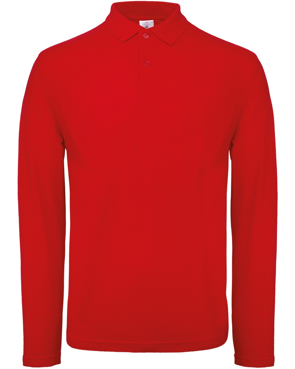 Polo's B&C ID.001 Men's long-sleeve polo shirt voor bedrukking &amp; borduring