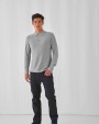 B&C ID.001 Men's long-sleeved polo shirt Poloshirts personalisierbar