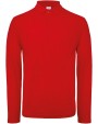 B&C ID.001 Men's long-sleeved polo shirt Poloshirts personalisierbar