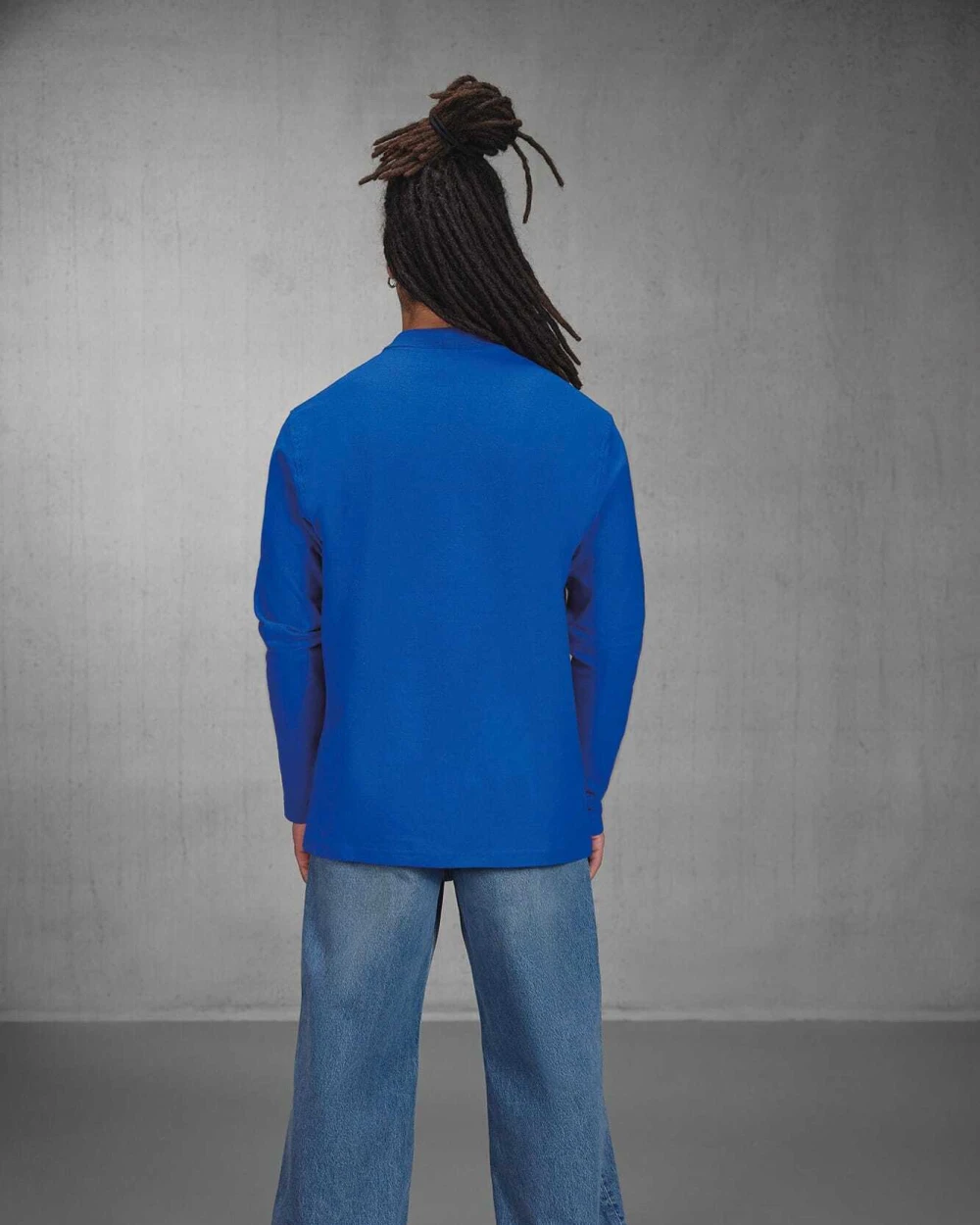 Polo's B&C ID.001 Men's long-sleeve polo shirt voor bedrukking &amp; borduring